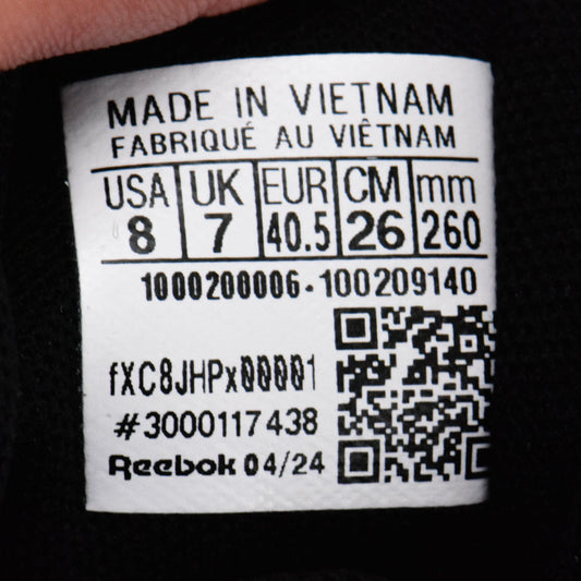 REEBOK CLASSIC LEATHER BLACK/BLACK/WHITE