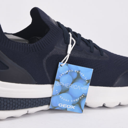 BASKET GEOX U SPHERICA BLEU NUIT