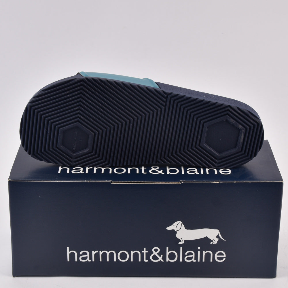 HARMONT AND BLAINE CIABATTA UOMO EVA - LOGO VERDE MARE - BLU