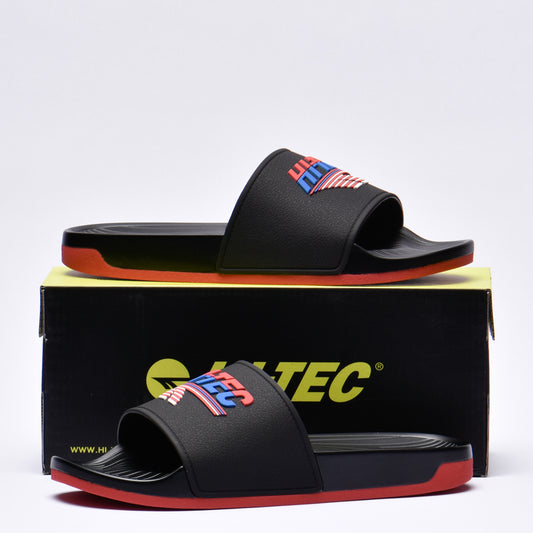 HI TEC HERITAGE SLIDE BLACK RED BLUE - L014798