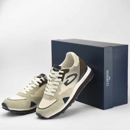 GUARDIANI - WEN 3162 LOW M SUEDE GREY/ DK. BROW