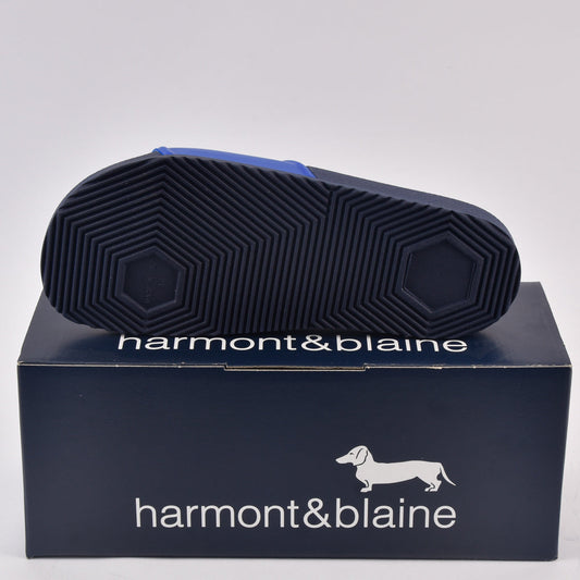 HARMONT AND BLAINE CIABATTA UOMO EVA - LOGO BLU - BIANCO