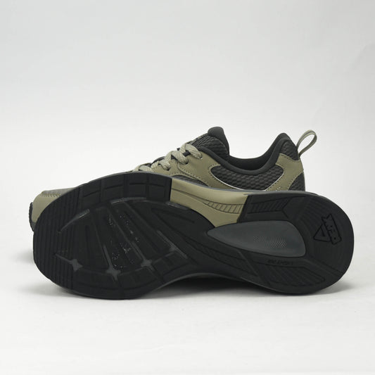 PEAK TRAINING RUNNING SHOES-ASPHALT GREEN/MAGNETIC GREY