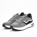 Harmont and Blaine Suede and Technical Fabric Sneakers