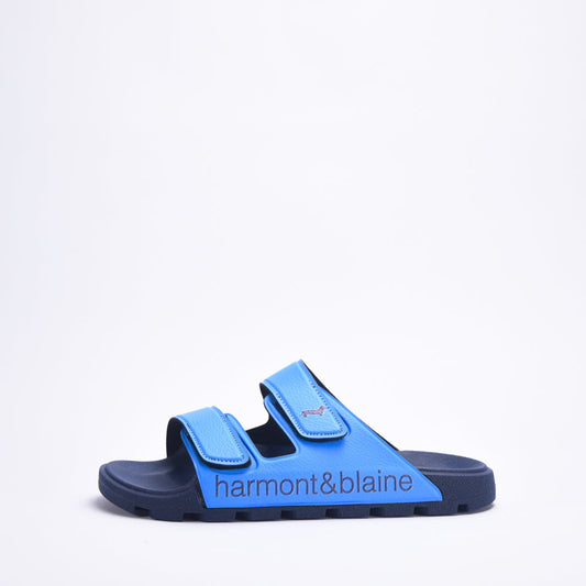 CIABATTA UOMO BLUBBER - LOGO AZZURRO - BLU