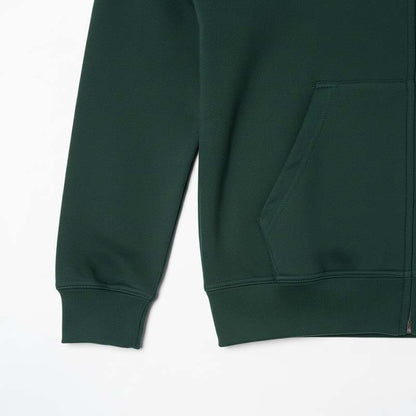 Sweat milano à capuche zippé homme VERT