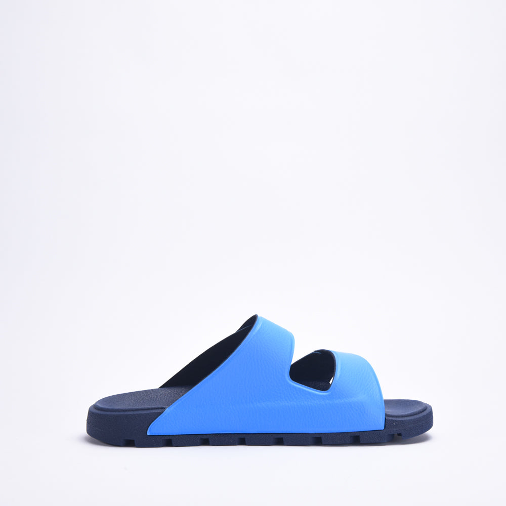 CIABATTA UOMO BLUBBER - LOGO AZZURRO - BLU