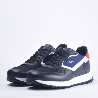 HARMONT AND BLAINE SCARPA UOMO CALF BLU