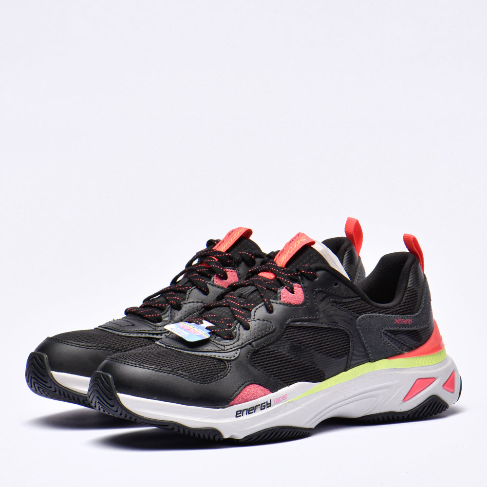 SKECHERS ENERGY RACER-EMBRACE HER BLACK/CORAL