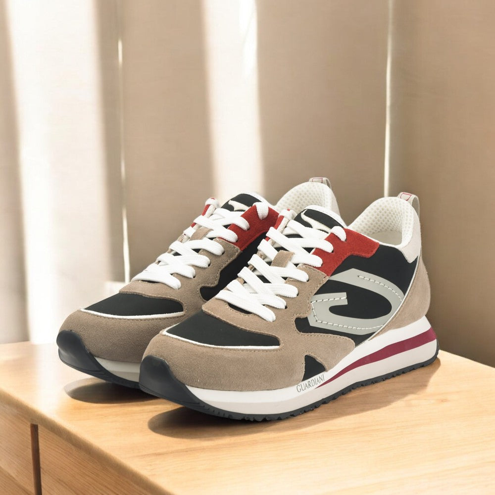 GUARDIANI - WEN 2200 LOW M SUEDE/NYLON BLACK/MU