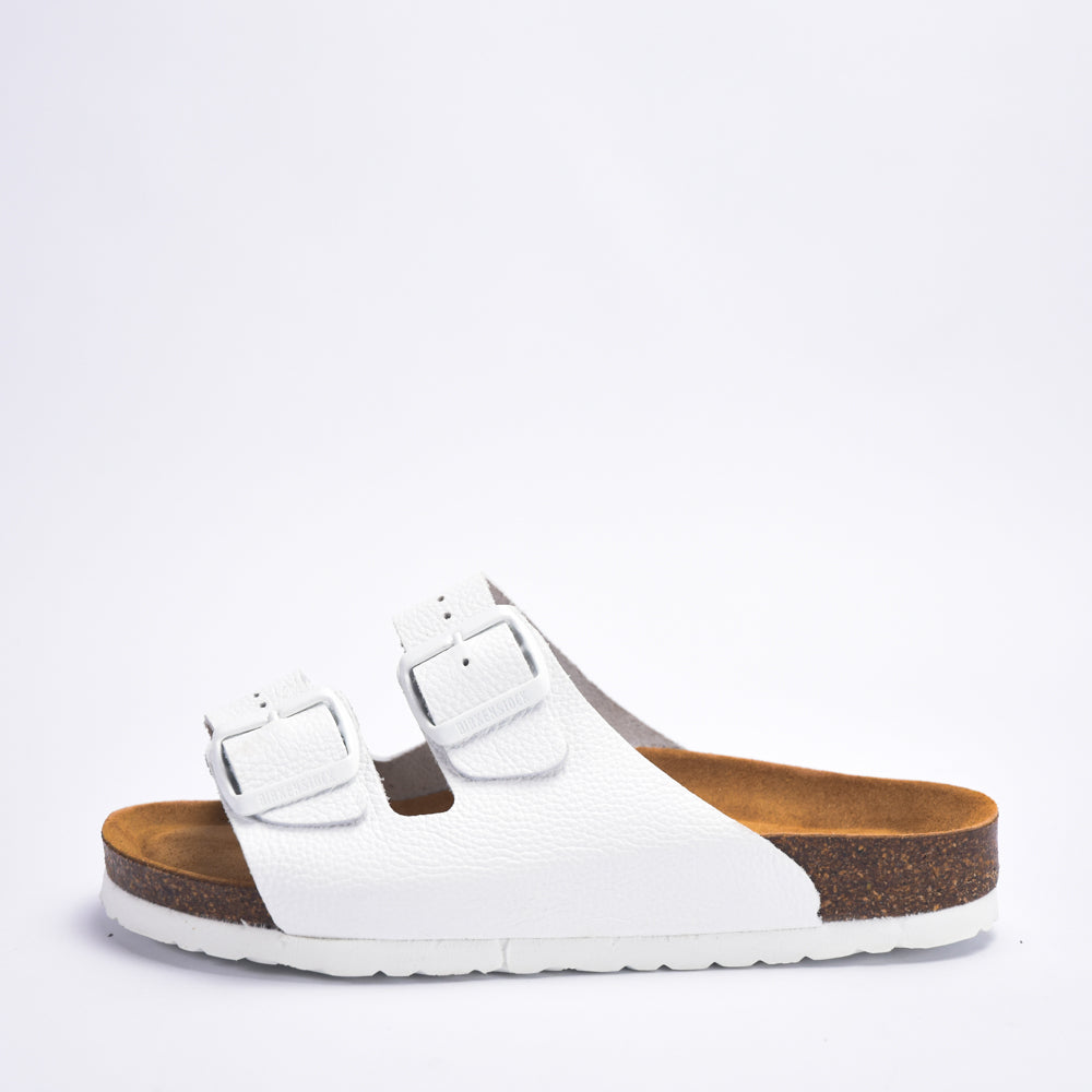 BIRKSBOT CUIR BLANC