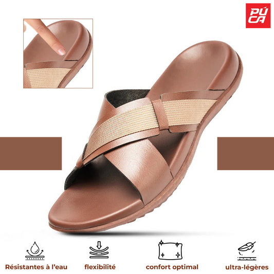 PUCA ROYAL SLIDER 02 BROWN