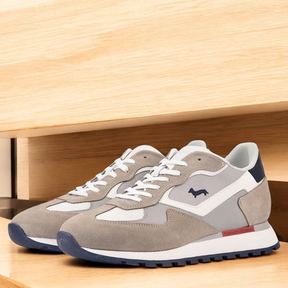 HARMONT AND BLAINE SCARPA UOMO CALF BEIGE BIANCO