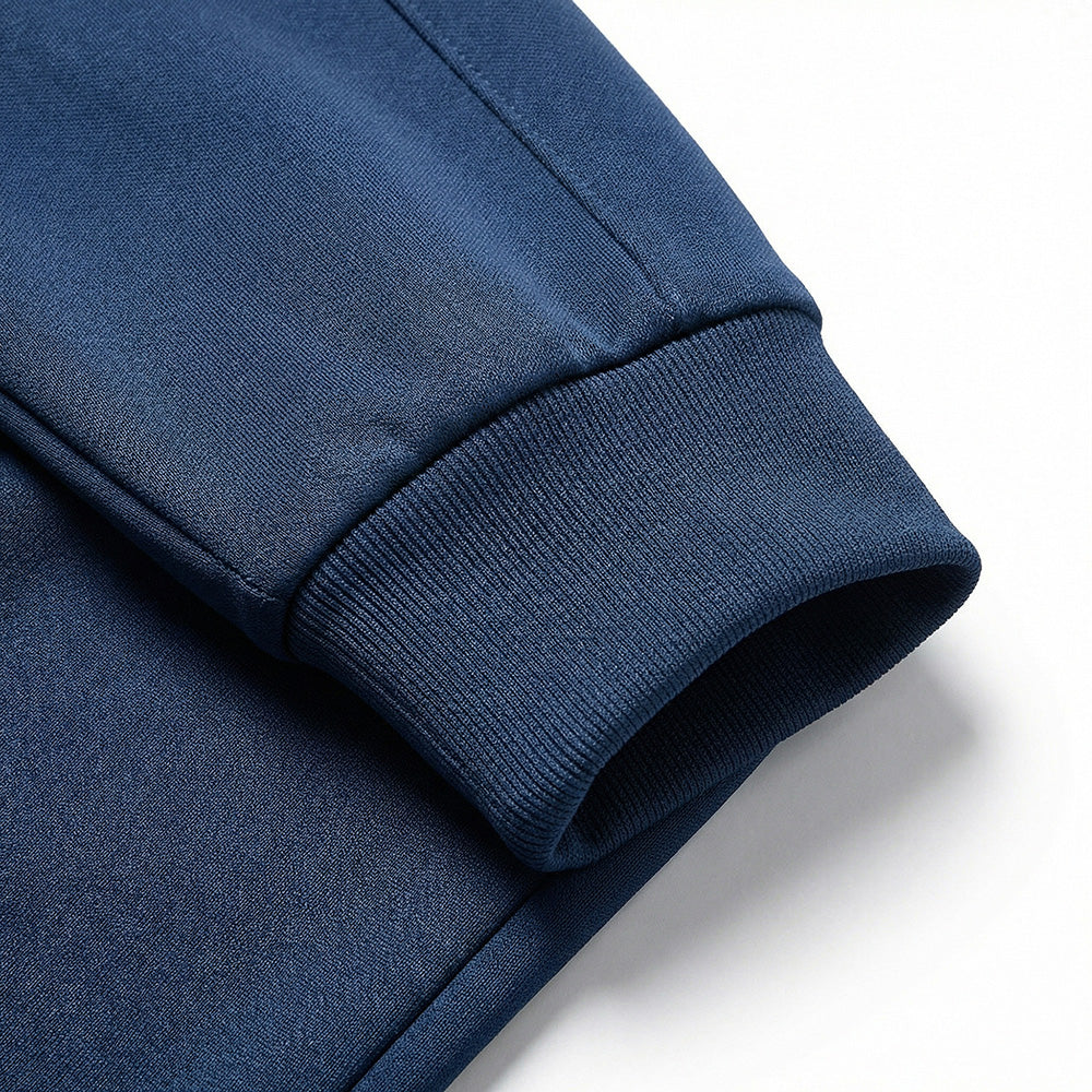 Peak Knitted Tracksuit Navy