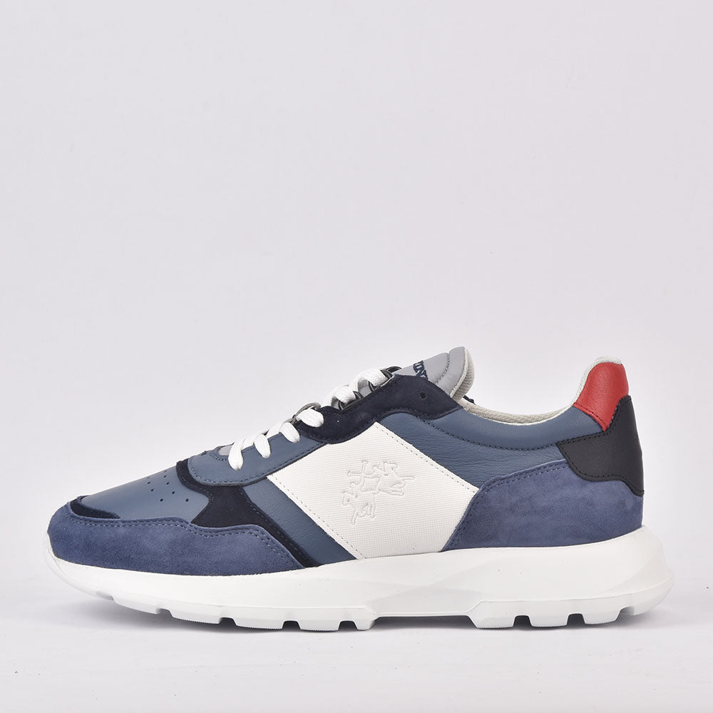 LA MARTINA SCARPA UOMO CAMOSCIO MANILA BLU BLU