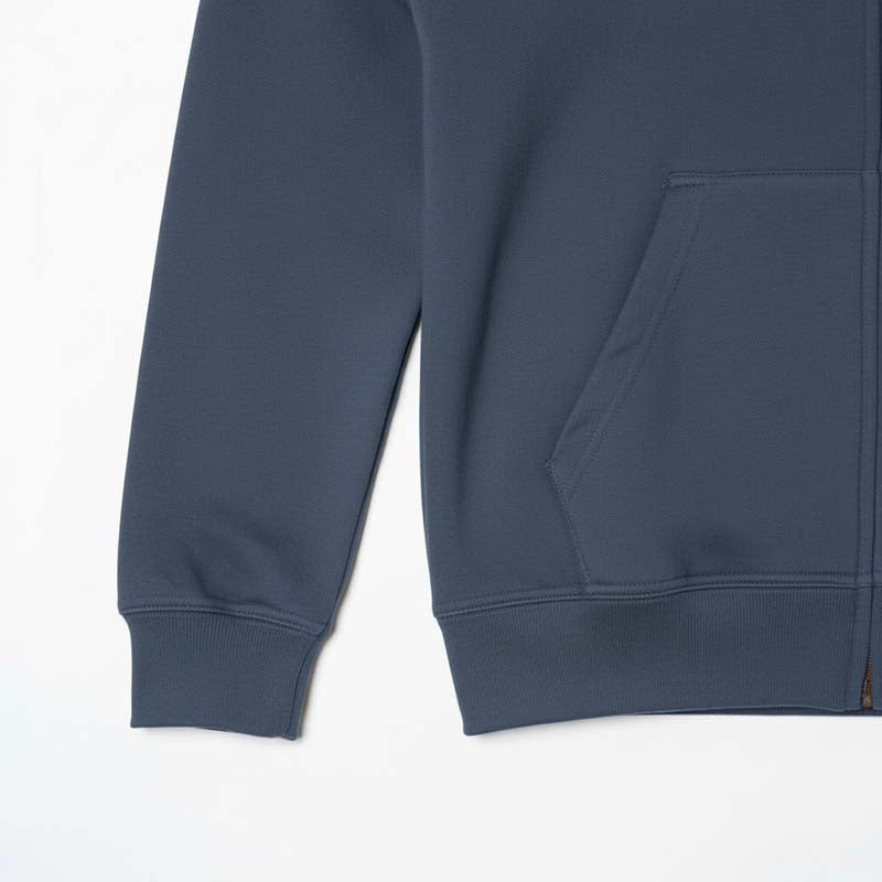 Sweat milano à capuche zippé homme SALVA BLUE