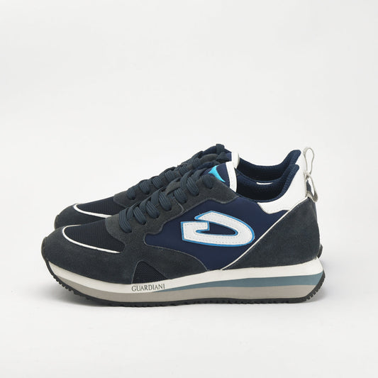 ALBERTO GUARDIANI - WEN 3163 LOW M SUEDE LIGHT BLUE/ GR