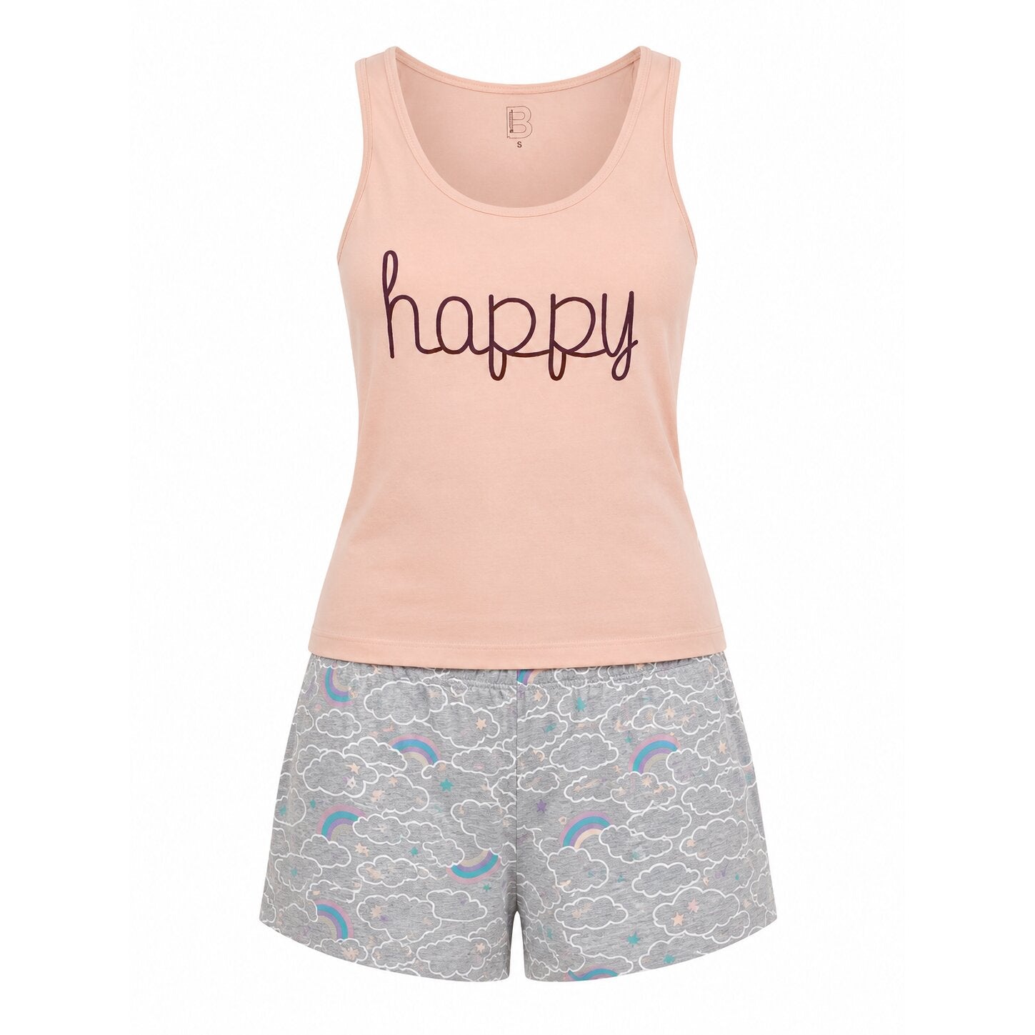 Pyjama d'Été Femme Rose