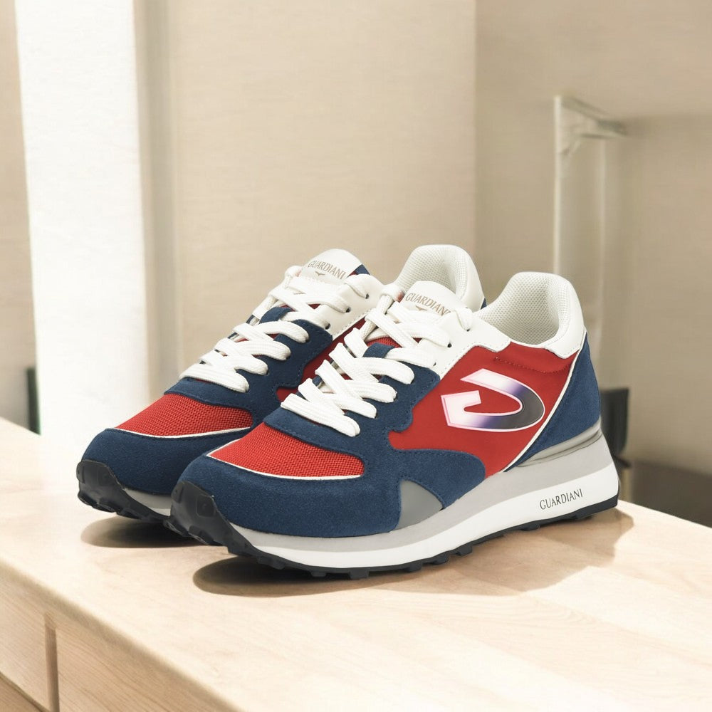 GUARDIANI - WEN 3161 LOW M SUEDE DARK BLUE/ MES