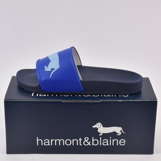 HARMONT AND BLAINE CIABATTA UOMO EVA - LOGO BLU - AZZURRO