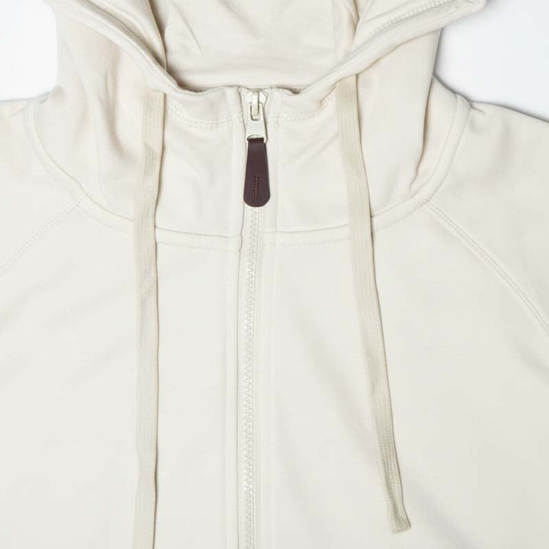 Sweat milano à capuche zippé homme BLANC CASSÉ