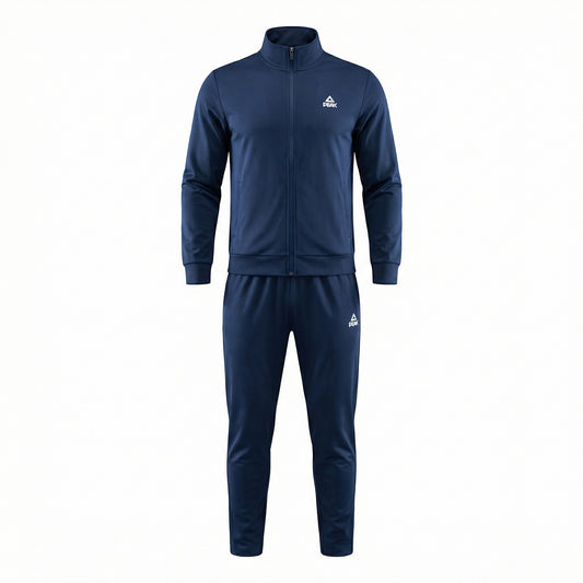 Peak Knitted Tracksuit Navy