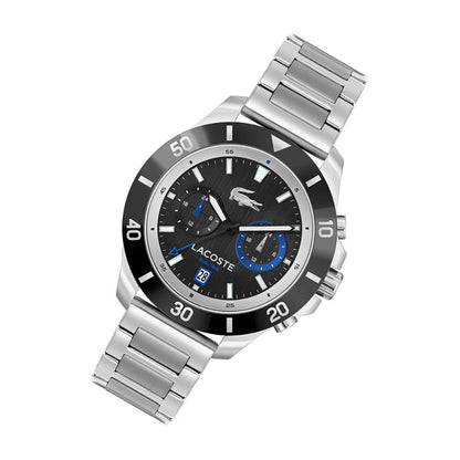 MONTRE Lacoste Stainless Steel Black Dial Multi-function Men\'s Watch
