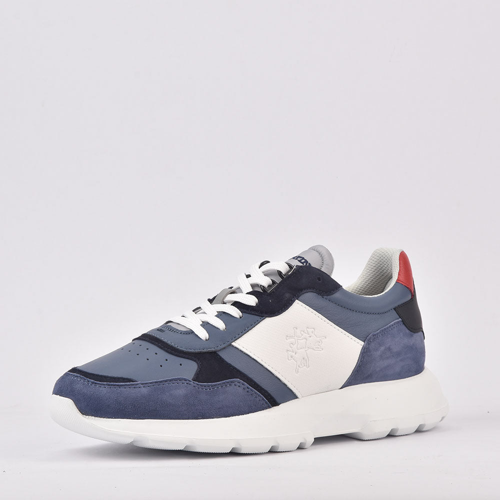 LA MARTINA SCARPA UOMO CAMOSCIO MANILA BLU BLU