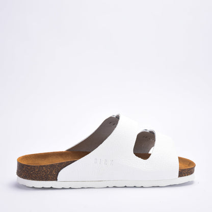 BIRKSBOT CUIR BLANC
