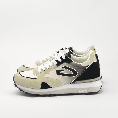 GUARDIANI - WEN 3162 LOW M SUEDE CREAM/ DK. BLACK