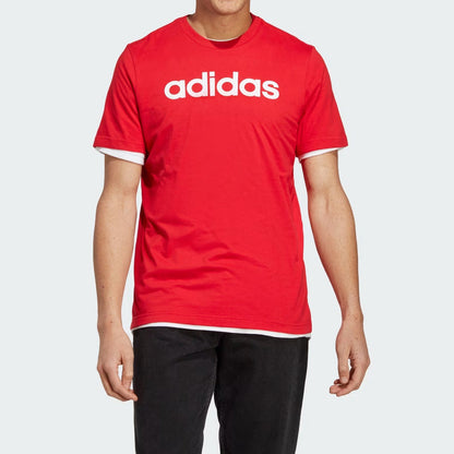 ADIDAS Essentials Single Jersey Linear Embroidered Logo Tee