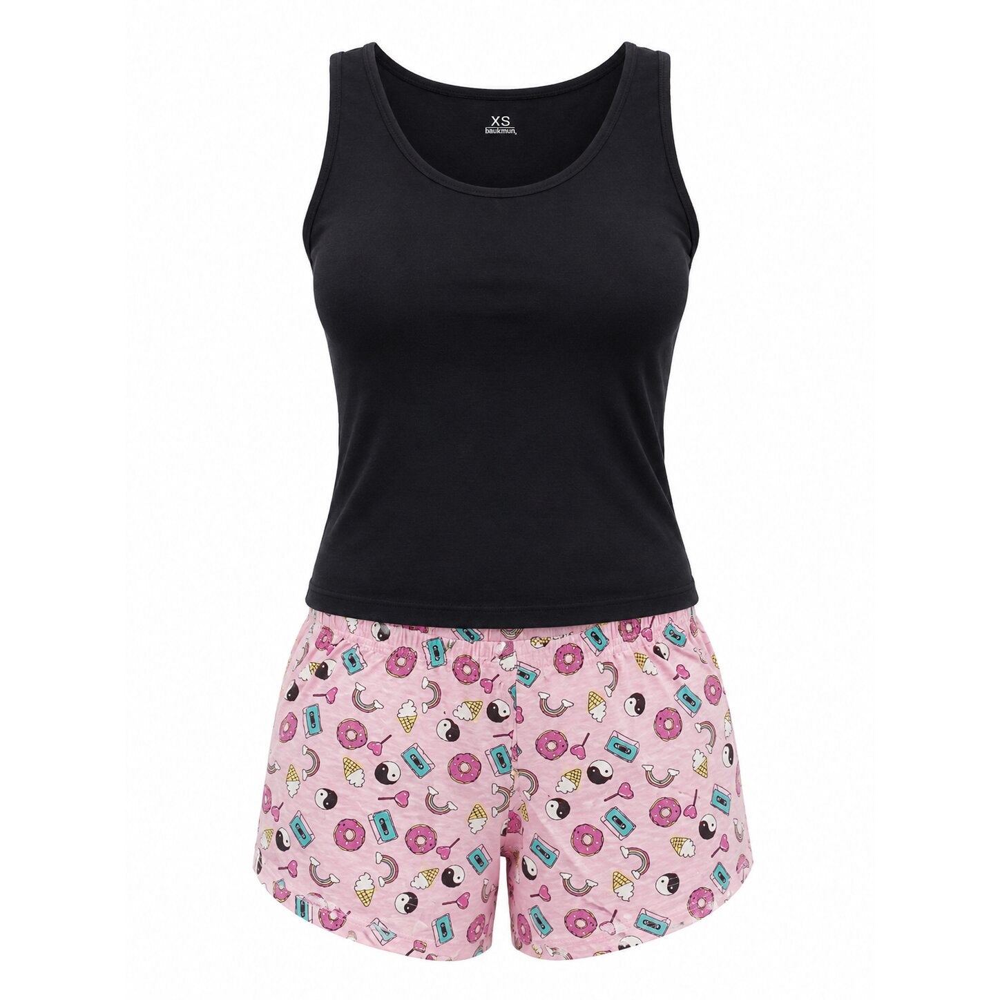 Pyjama d\'Été Femme Noir