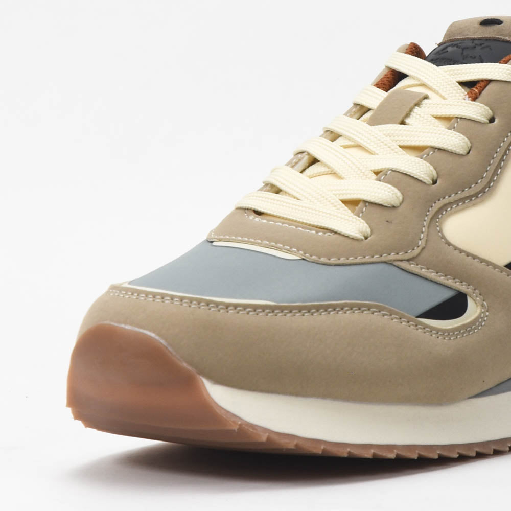 La Martina Low Sneakers Blue Leather