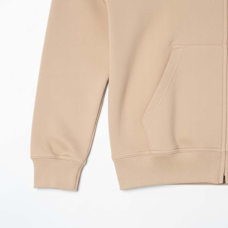 Sweat milano à capuche zippé homme BEIGE