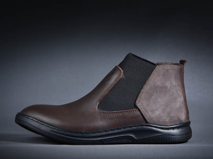 Chaussea - Chelsea orthopédique brown