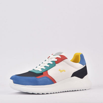 HARMONT AND BLAINE SCARPA UOMO CAMOSCIO AZZURRO