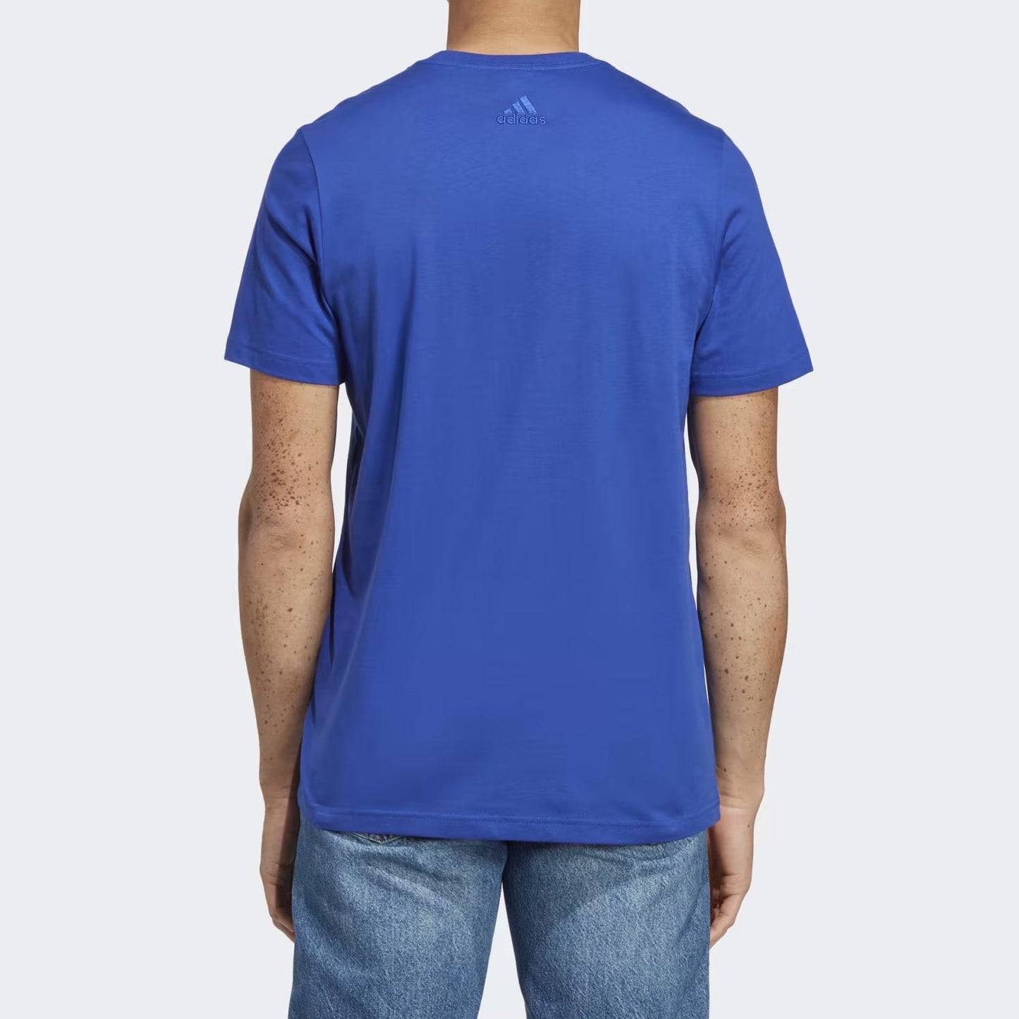 ADIDAS Essentials Single Jersey Linear Embroidered Logo Tee