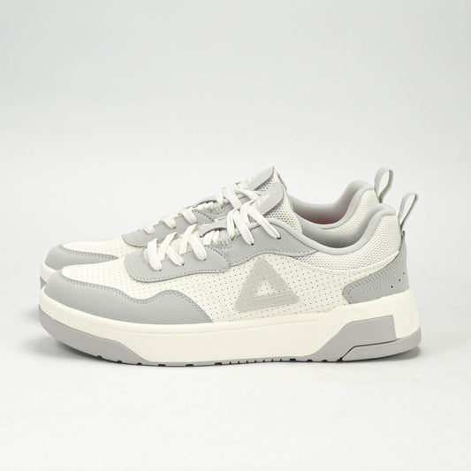 PEAK SPORTS SHOES-WHITE/GREY