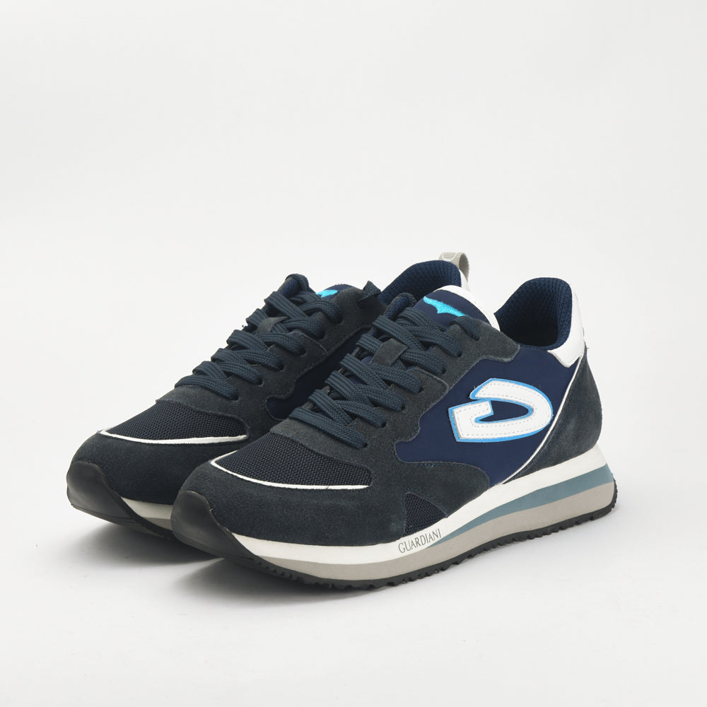 ALBERTO GUARDIANI - WEN 3163 LOW M SUEDE LIGHT BLUE/ GR