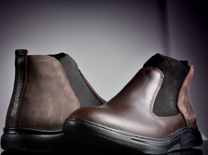 Chaussea - Chelsea orthopédique brown