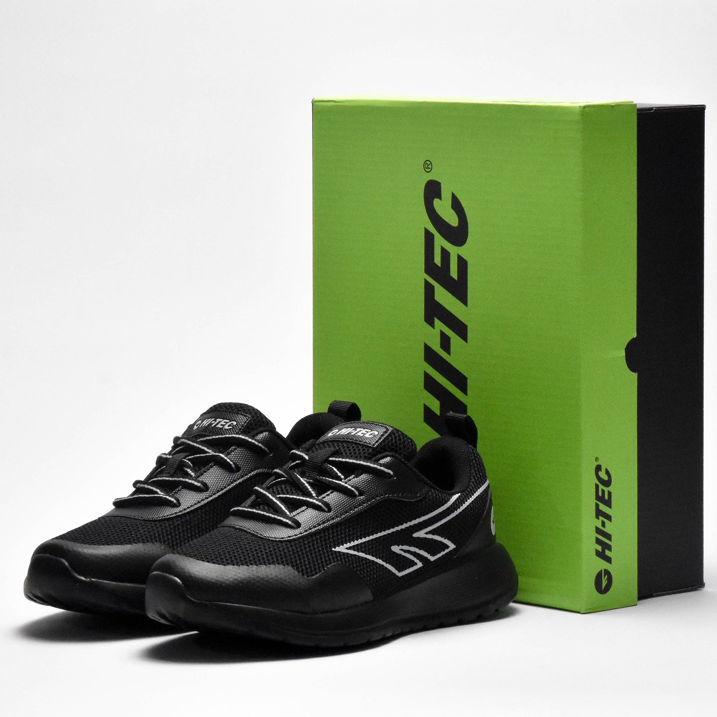 HI TEC KIDS SPRINTER JNR BLACK GREY