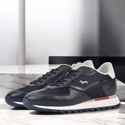 HARMONT AND BLAINE SCARPA UOMO CALF BLU