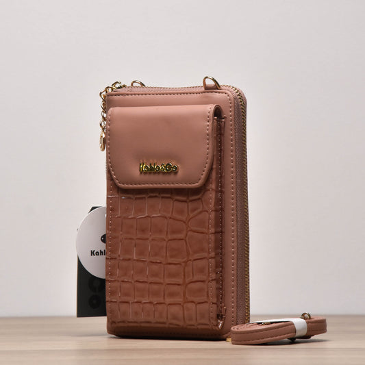 Porte feuille Kahlo and co Rose Gold