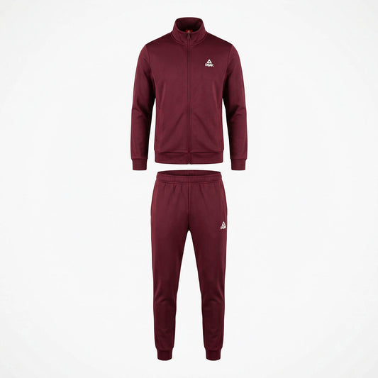 PEAK Knitted Tracksuit-Burgundy