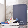 HARMONT AND BLAINE SCARPA UOMO CAMOSCIO AZZURRO