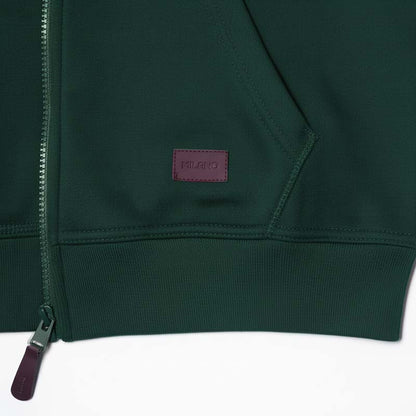 Sweat milano à capuche zippé homme VERT