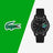 Montre Lacoste.12.12 Holiday à 3 aiguilles - Modèle noir avec bracelet en silicone