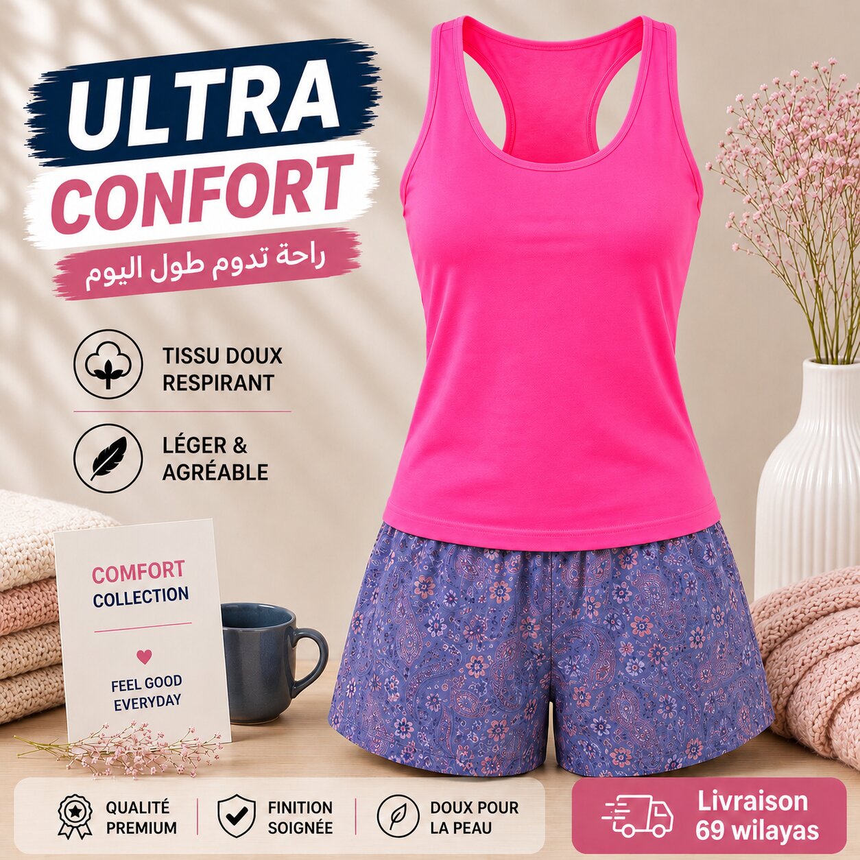 Pyjama d\'Été Femme