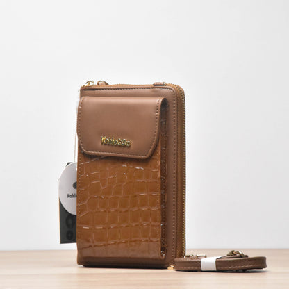 Porte feuille Kahlo and co BROWN