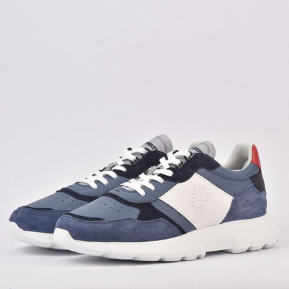 LA MARTINA SCARPA UOMO CAMOSCIO MANILA BLU BLU